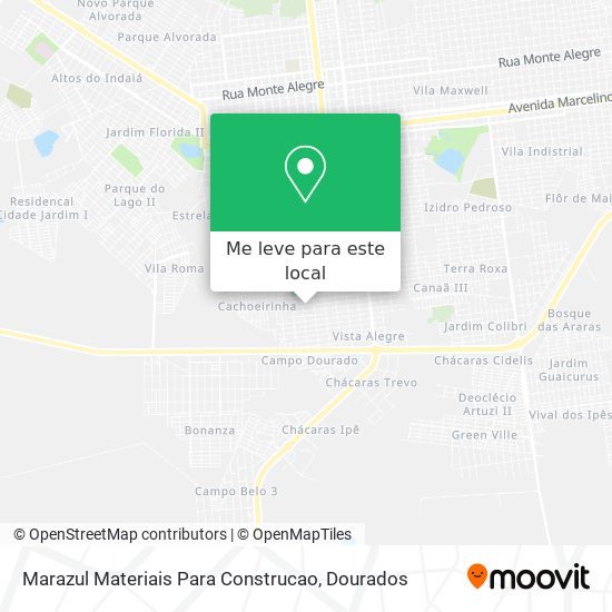 Marazul Materiais Para Construcao mapa