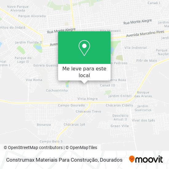 Construmax Materiais Para Construção mapa