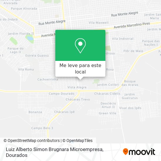 Luiz Alberto Simon Brugnara Microempresa mapa