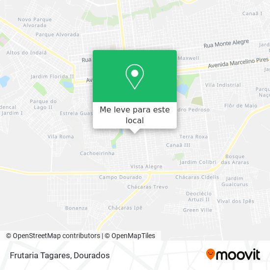 Frutaria Tagares mapa