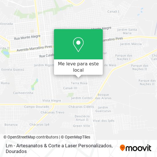 Lm - Artesanatos & Corte a Laser Personalizados mapa