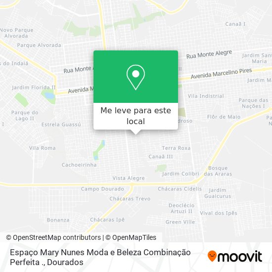 Espaço Mary Nunes Moda e Beleza Combinação Perfeita . mapa