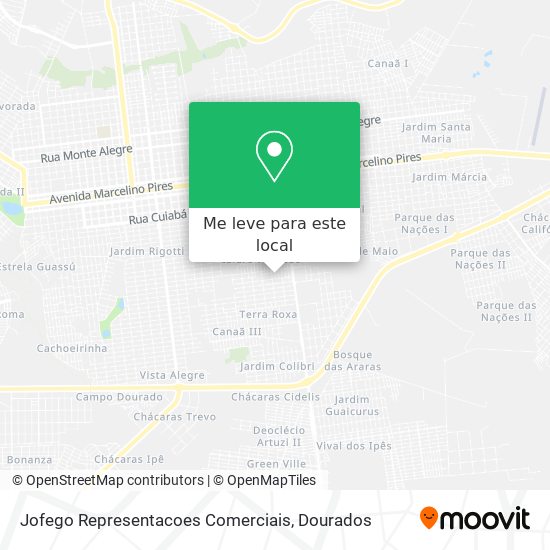 Jofego Representacoes Comerciais mapa