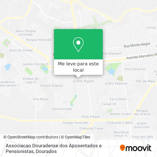 Associacao Douradense dos Aposentados e Pensionistas mapa