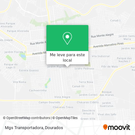 Mgs Transportadora mapa