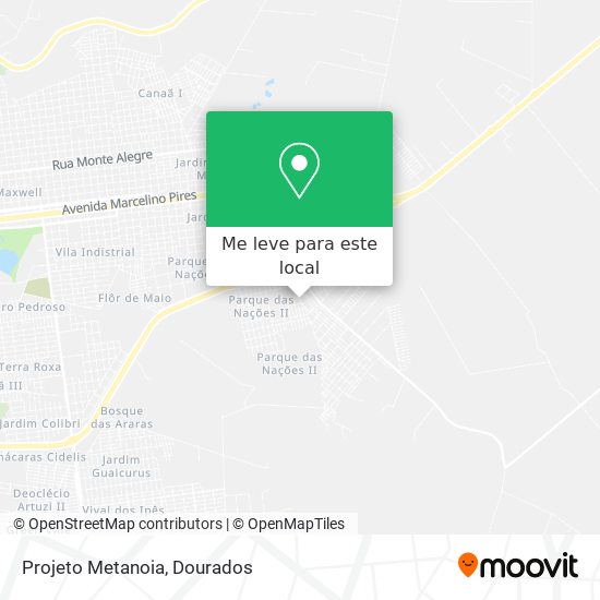Projeto Metanoia mapa