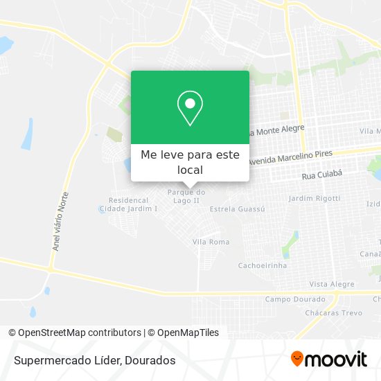 Supermercado Líder mapa