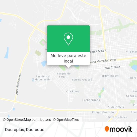 Douraplas mapa