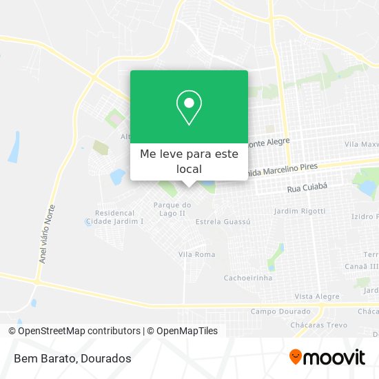 Bem Barato mapa