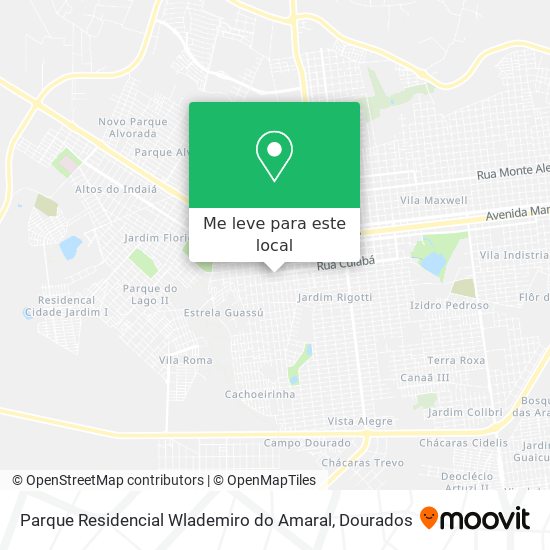 Parque Residencial Wlademiro do Amaral mapa