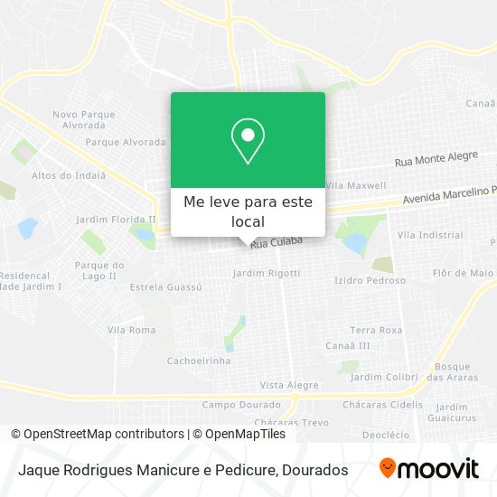 Jaque Rodrigues Manicure e Pedicure mapa