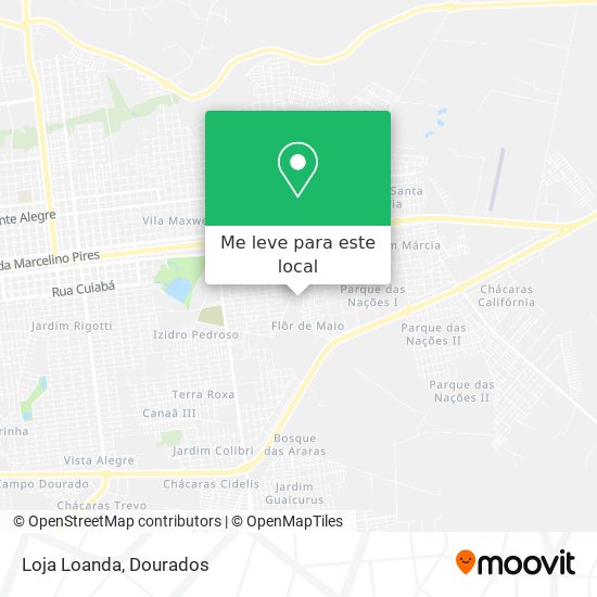 Loja Loanda mapa