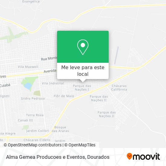 Alma Gemea Producoes e Eventos mapa