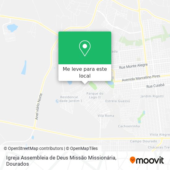 Igreja Assembleia de Deus Missão Missionária mapa