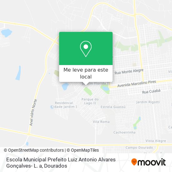 Escola Municipal Prefeito Luiz Antonio Alvares Gonçalves- L. a mapa