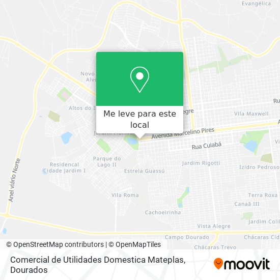 Comercial de Utilidades Domestica Mateplas mapa