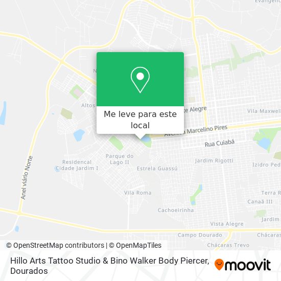 Hillo Arts Tattoo Studio & Bino Walker Body Piercer mapa