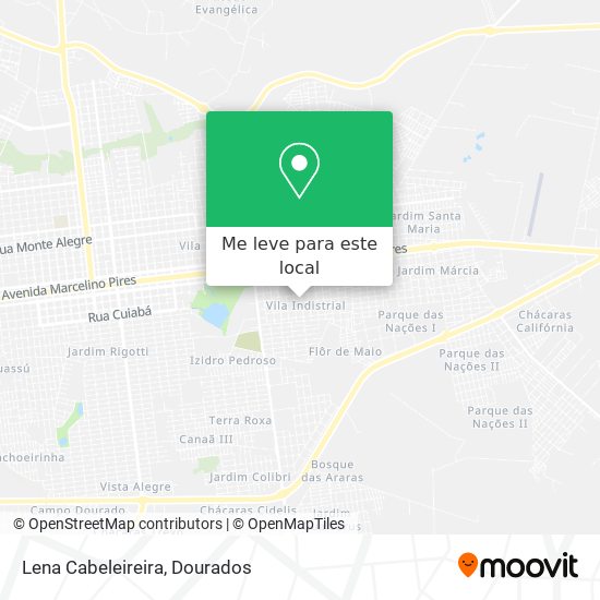 Lena Cabeleireira mapa