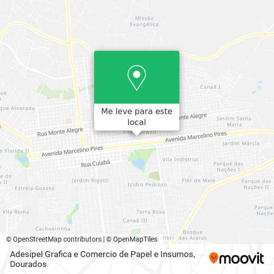 Adesipel Grafica e Comercio de Papel e Insumos mapa
