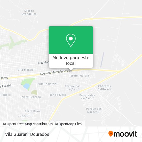 Vila Guarani mapa