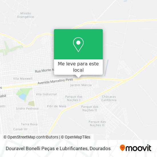 Douravel Bonelli Peças e Lubrificantes mapa