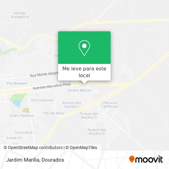 Jardim Marília mapa