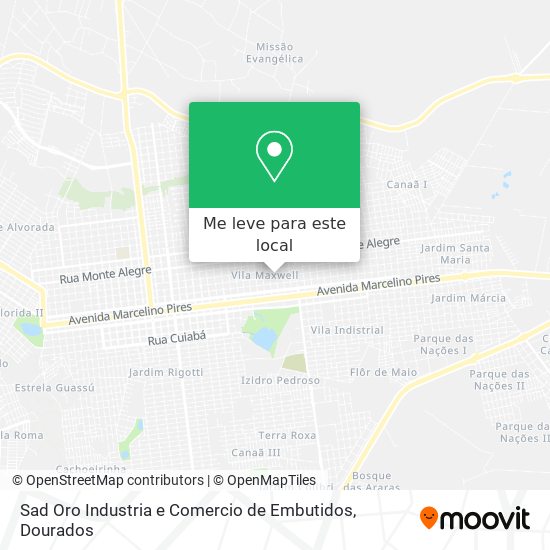 Sad Oro Industria e Comercio de Embutidos mapa