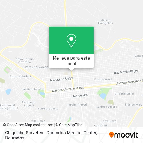 Chiquinho Sorvetes - Dourados Medical Center mapa