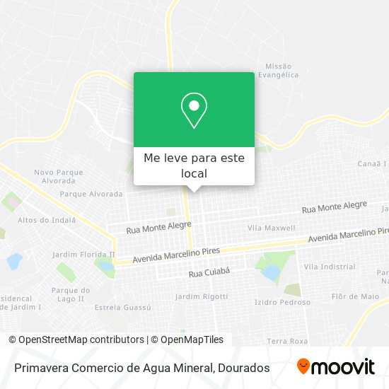 Primavera Comercio de Agua Mineral mapa
