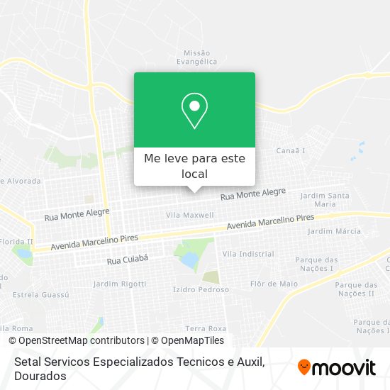 Setal Servicos Especializados Tecnicos e Auxil mapa