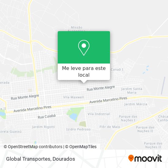 Global Transportes mapa