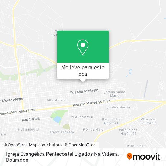 Igreja Evangelica Pentecostal Ligados Na Videira mapa