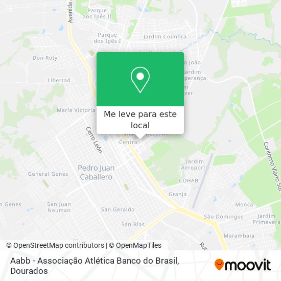 Aabb - Associação Atlética Banco do Brasil mapa