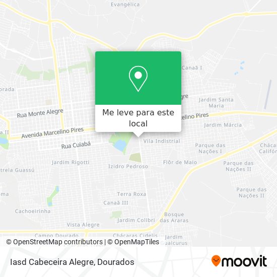 Iasd Cabeceira Alegre mapa