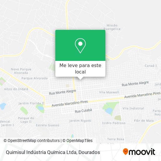 Quimisul Indústria Química Ltda mapa