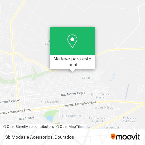 Sb Modas e Acessorios mapa