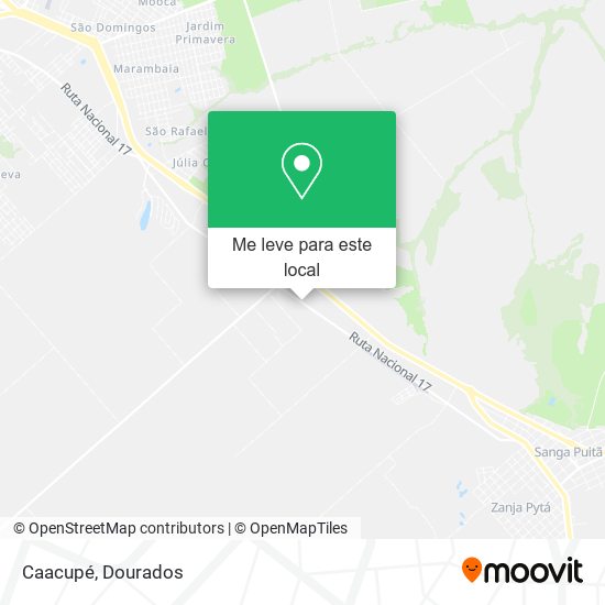 Caacupé mapa