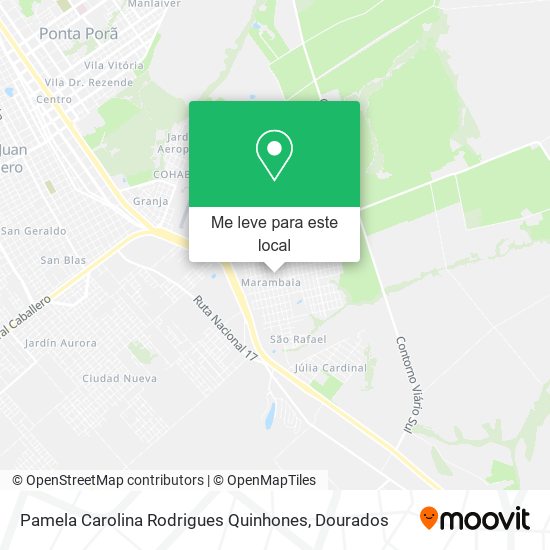 Pamela Carolina Rodrigues Quinhones mapa