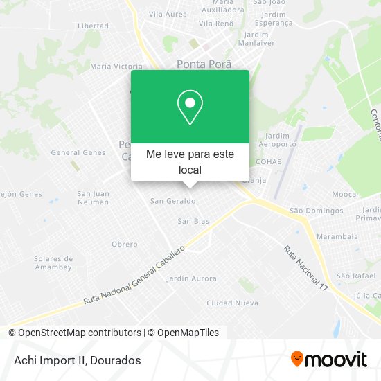 Achi Import II mapa