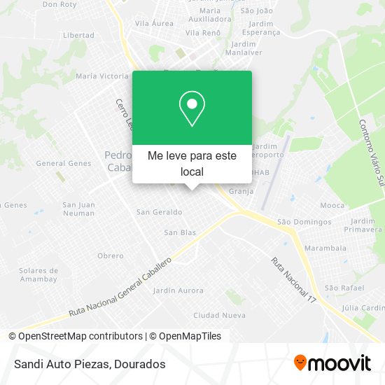 Sandi Auto Piezas mapa