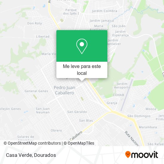 Casa Verde mapa