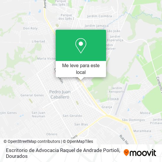 Escritorio de Advocacia Raquel de Andrade Portioli mapa