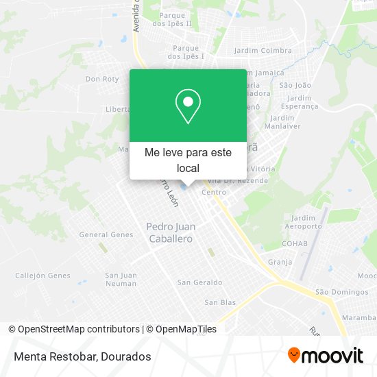 Menta Restobar mapa