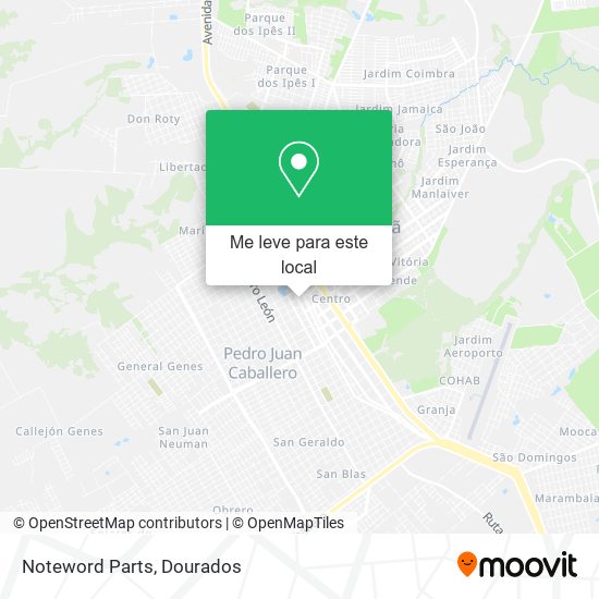 Noteword Parts mapa