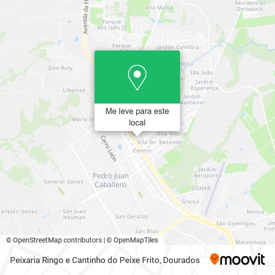 Peixaria Ringo e Cantinho do Peixe Frito mapa