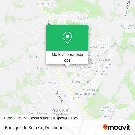 Boutique do Bolo Gd mapa