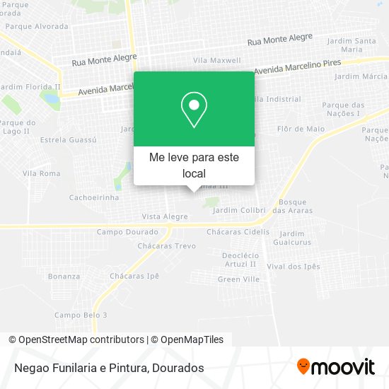 Negao Funilaria e Pintura mapa