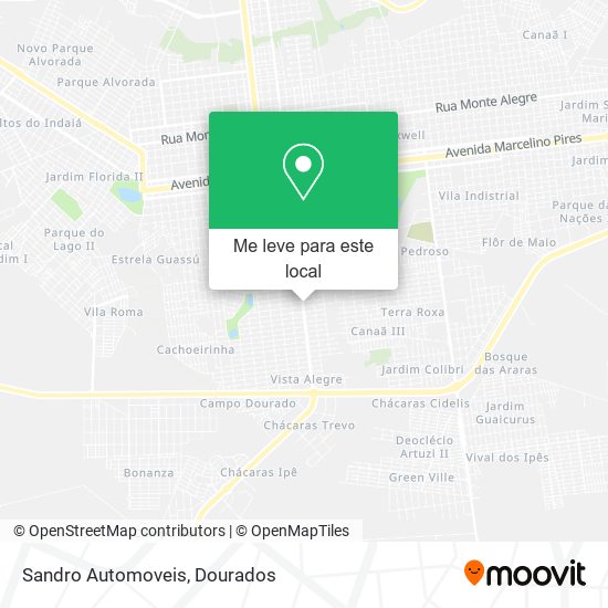 Sandro Automoveis mapa