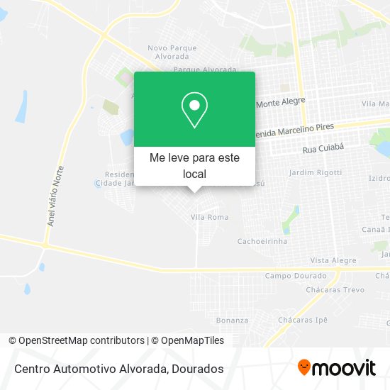 Centro Automotivo Alvorada mapa