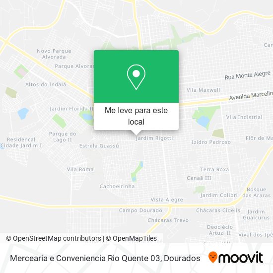 Mercearia e Conveniencia Rio Quente 03 mapa